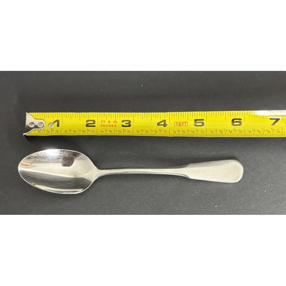 Oneida Colonial Boston Minute Man Teaspoon Serving Fork & 2 Soup Spoons Flatware